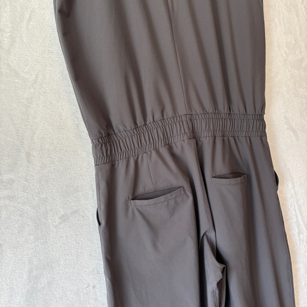 Albion Fit Womens gray casual Jetset jogger short sleeve JUMPSUIT Size‎ small - Picture 12 of 13
